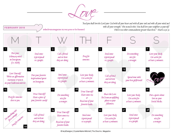 Free Monthly Printables! | © 2009 -2023 The Diva Inc. Magazine